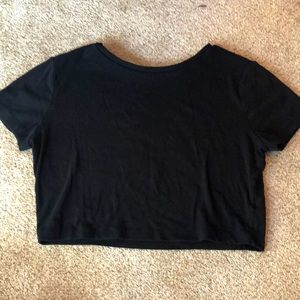 XL black Wild Fable cropped t shirt